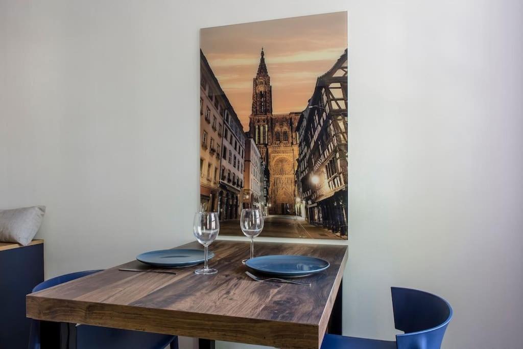 Le 52 Zix - Joli Studio Au Coeur De La Petite France Strasbourg Exteriör bild